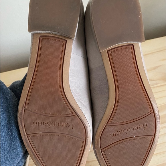 Franco Sarto Cream Flats sz 7.5 - Picture 4 of 4